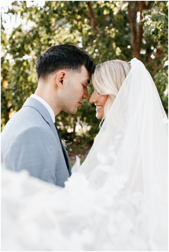 Bride and Groom Portraits at The Conservatory at Sussex Wedding NJ by Sydney Madison Creative