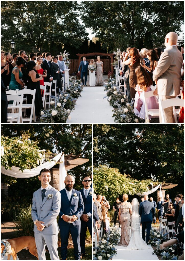 NJ The Conservatory at Sussex County Fairground Wedding Ceremony, Photography by Sydney Madison Creative