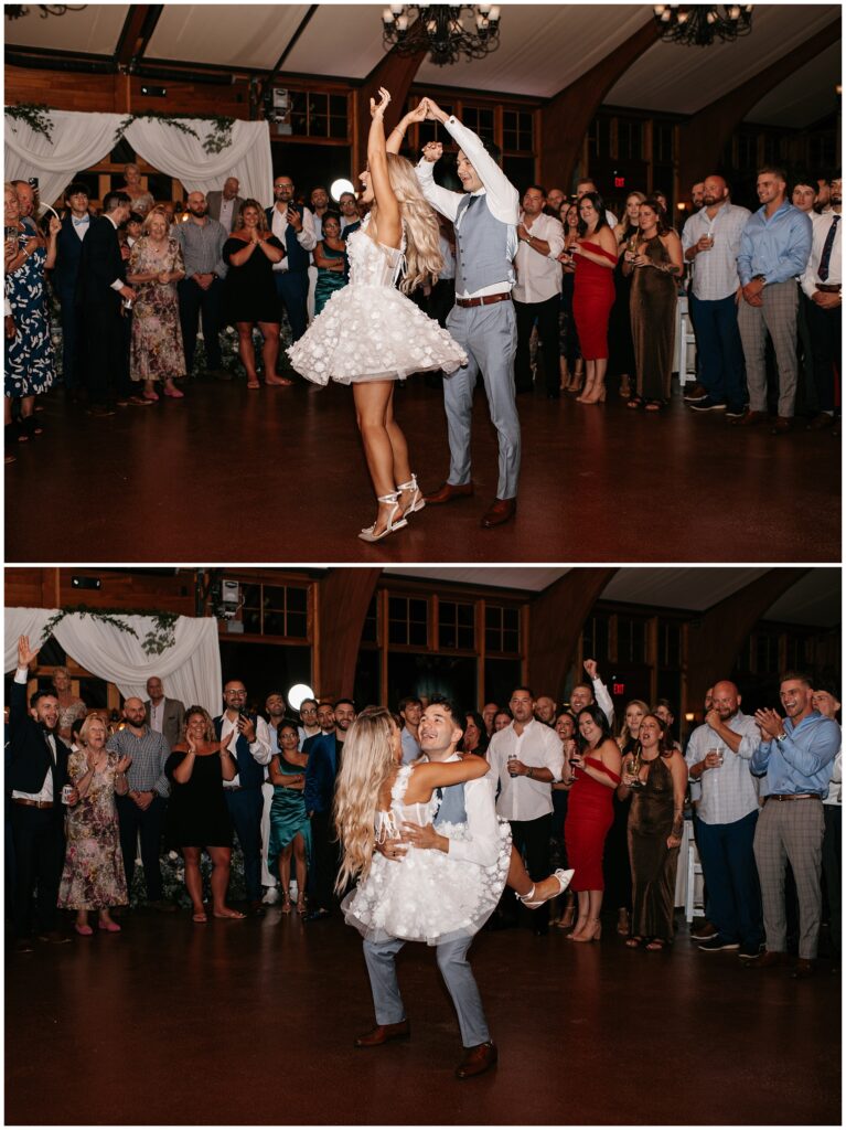 Wedding Reception at The Conservatory at Sussex County Fairgrounds, NJ by Sydney Madison Creative