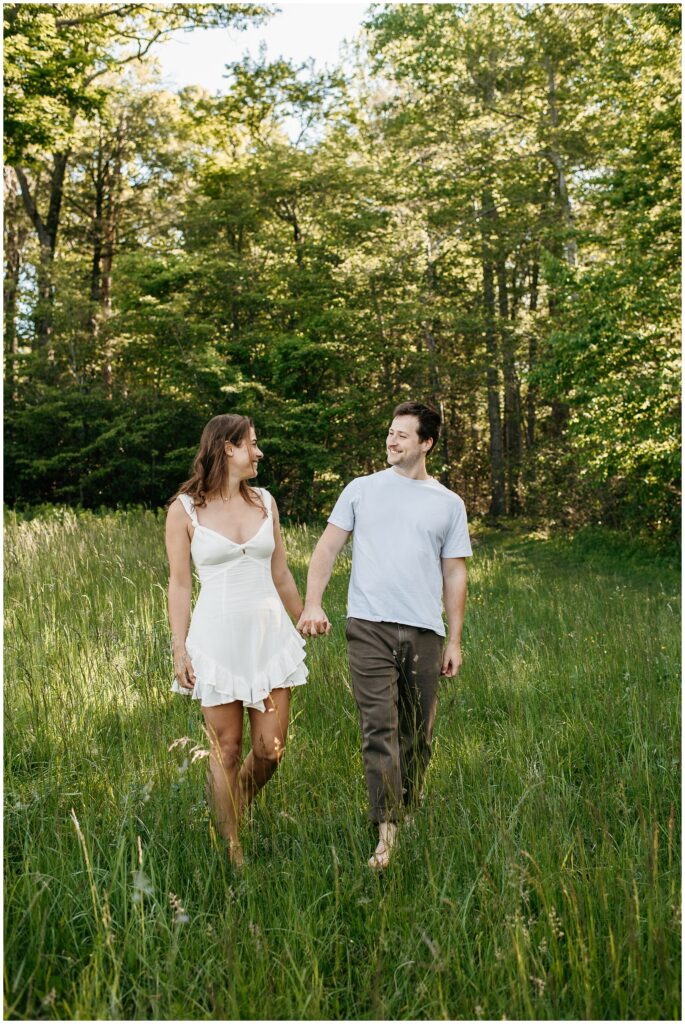 Waywayanda Lake Forest Engagement Photos by Sydney Madison Creative