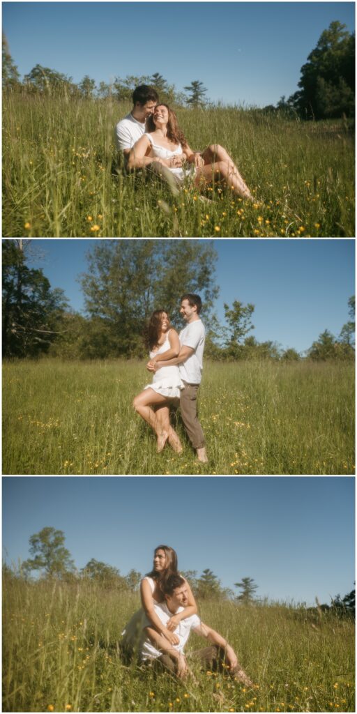 NJ Meadow Engagement Photos by Sydney Madison Creative