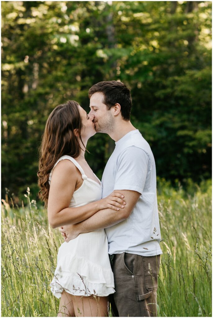 Waywayanda Lake Forest Engagement Photos by Sydney Madison Creative