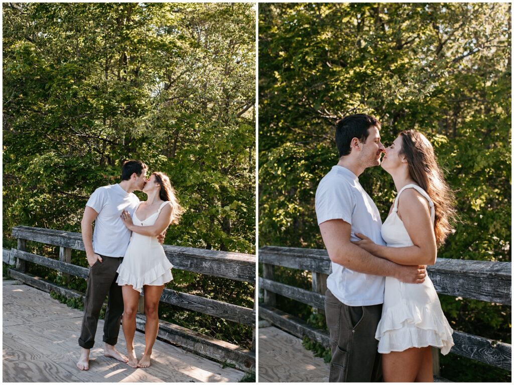 Waywayanda Lake Forest Engagement Photos by Sydney Madison Creative
