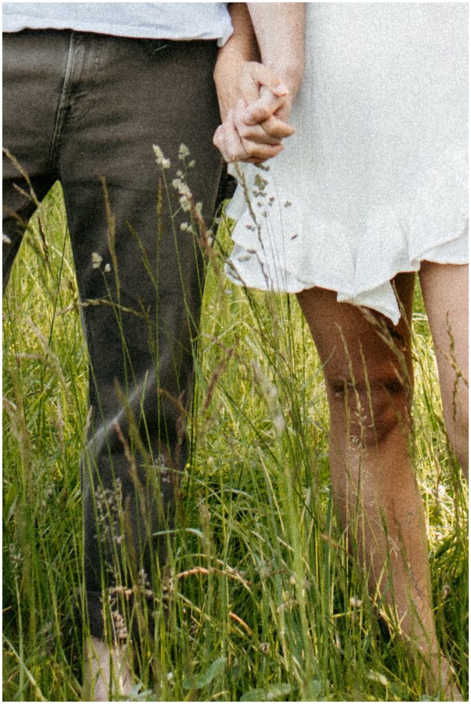 NJ Forest and Meadow Engagement Photos by Sydney Madison Creative